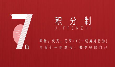 積分制7周年！來(lái)看看有哪些你想要的！